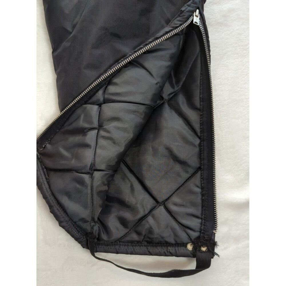 ✅VTG Oshkosh Sportswear Snow Snowmobile Suit Black Belted Talon Zipper Womens M - Picture 8 of 14
